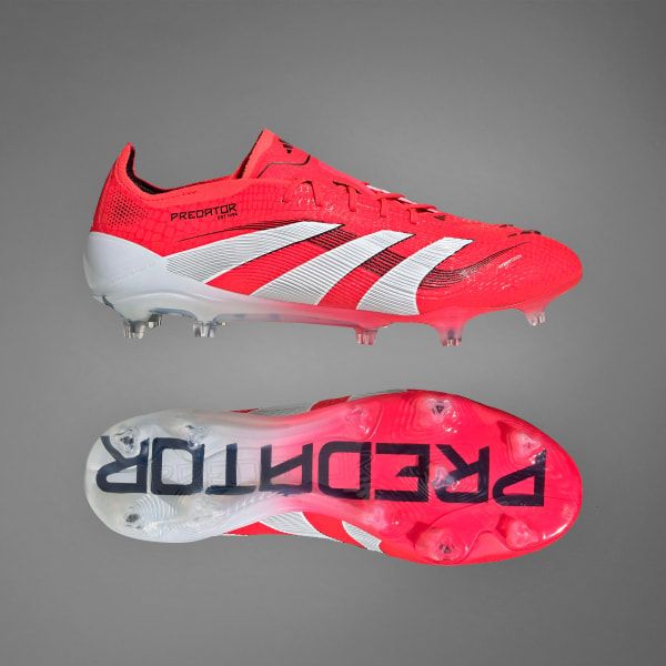 Adidas Predator Elite FG Red Solar Red Football Boots Cameroon